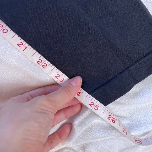 SPANX ASSETS Black High Waist Leggings Extra Large Compression Seamless Ankle - Picture 5 of 5